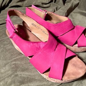 Pink healed sandals